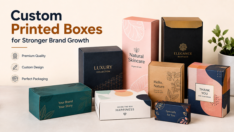 Custom Printed Boxes for Stronger Brand Growth